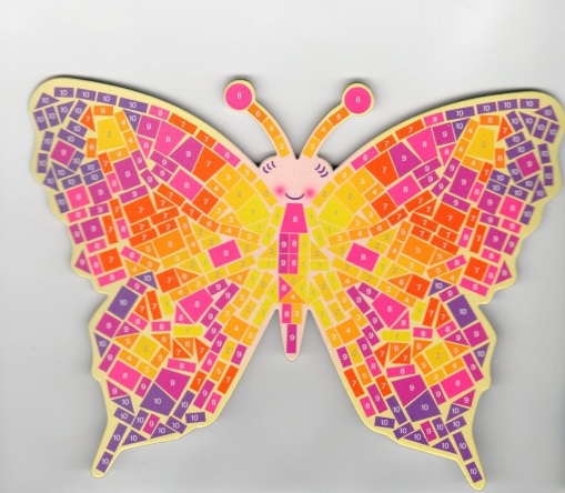 Мозаика фигурная Бабочка с магнитами  